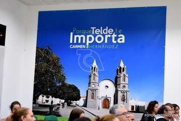 NC hace bandera de la reapertura de las escuelas infantiles de Telde desde su nueva sede política (Reportaje gráfico Antonio Alí)